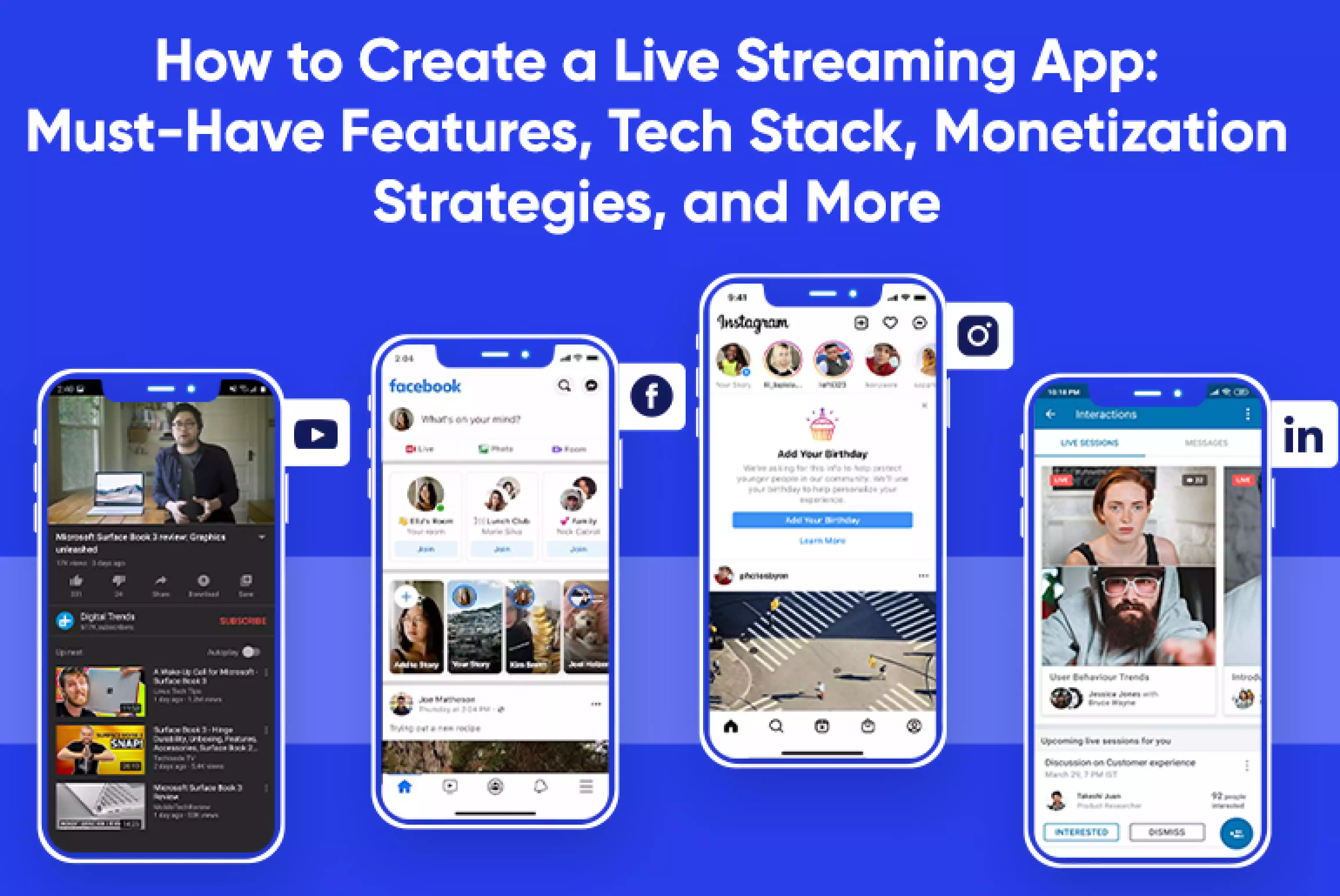 How to Create a Live Streaming App Must-Have Features, Tech Stack, M_Thum